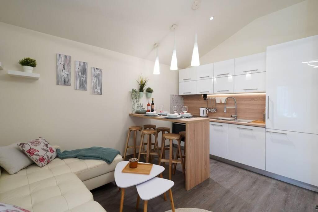 Apartment Vala, 4*, Sea View & Private Heated Pool Pridraga Exterior foto